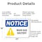 Signmission Main Gas Shutoff OSHA Notice Sign, Aluminum, 24in W x 18in L, 2PK OS-2PACK-NS-A-1824-L-15916 - alternate 6